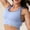 Blue, variant on X-Back Sports Bras for Women, Support Wirefree Padded Lingeries, Workout Crop Top Push up Bralettes