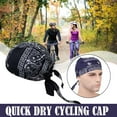 thumbnail image 2 of Cycling Bandana Sport Pirate Hat Unisex Headband Rag Durag Cap Beanie Wrap V8N9, 2 of 6
