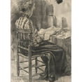 thumbnail image 3 of Max 14x18 Black Modern Framed Museum Art Print Titled - Woman Reading (1905), 3 of 5
