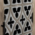 thumbnail image 3 of Atumcto 60" Rustic 4-Door Sideboard, Buffet Cabinet with Carved Lattice Doors & Adjustable Storage, Antique Brown for Small Spaces, 3 of 10