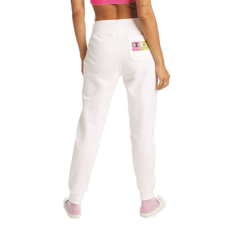 Champion women's reverse weave jogger with chenille c logo discount