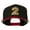 Black Red, variant on Arial Number 2 Embroidered Classic Two Tone Cap - Black Purple OSFM