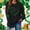 Black, variant on St. Patrick'S Day Hoodie For Women, Long Sleeve Sweatshirt Oversized T Shirts Long Sleeve Shirts For Women Clover Print Hoodie Going Out Lucky Leaf Clover Shirt Work Top Irish Shamrock