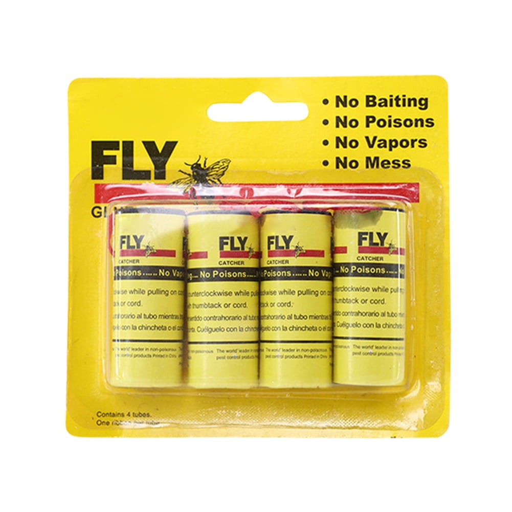 Fly Catcher Paper Sticky Glue Insect Bug Trap Killer Strong Roll Tape Strip home 