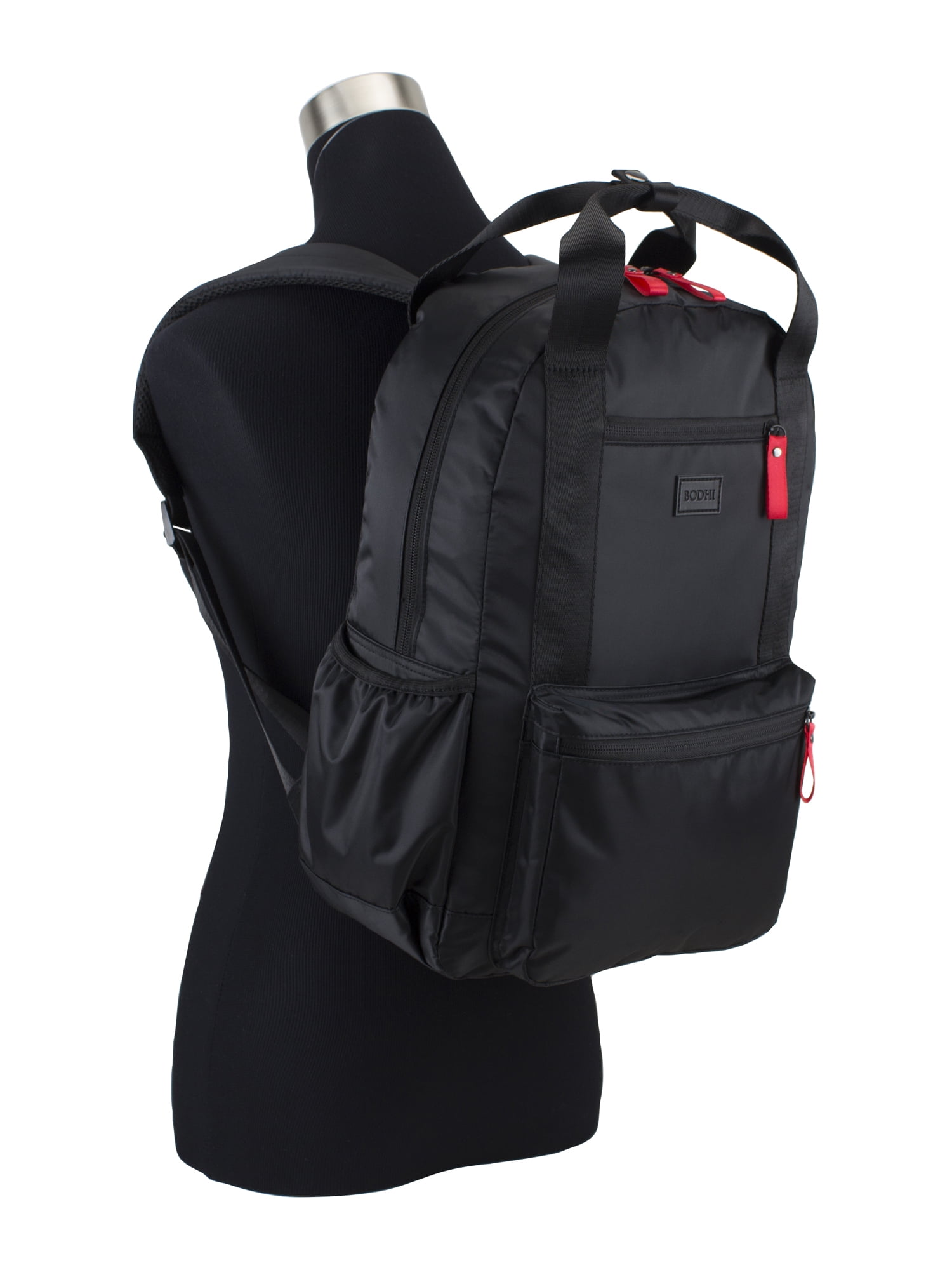 Bodhi Unisex Convertible Backpack, Black
