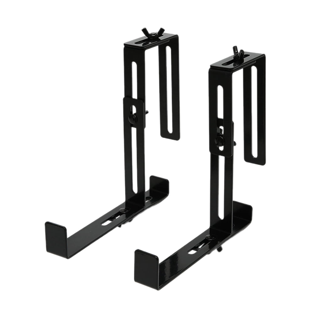 lanema 2Pcs Adjustable Window Planter Box Brackets Wall Mount Holder Outdoor Hanging