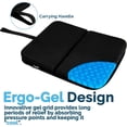 thumbnail image 3 of Almohadilla para Asiento ComfiLife Ergo-Gel Portátil Compacta Plegable, 3 of 8