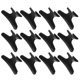 thumbnail image 2 of GOOHOCHY 15 pinzas de peluquería para el cabello, pinzas negras de plástico para el cabello, pinzas para seccionar y cortar el cabello., 2 of 8
