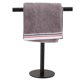 thumbnail image 1 of Toallero Mano Bsvklp Acero Inoxidable Independiente Forma T Negro, 1 of 9