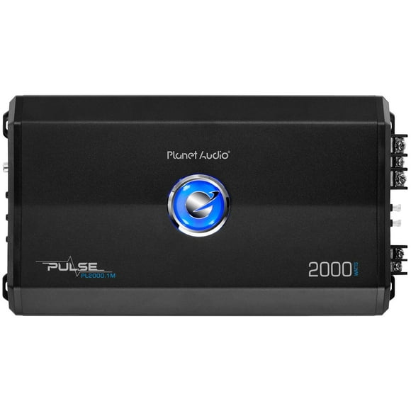Amplificador Monoblock Planet pl2500.1 Plata Control Remoto 2500 W Clase A/B 2 Ohmios MOSFET para Su