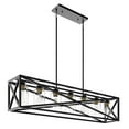 thumbnail image 6 of Aiwen Elegant 7 Lights Rectangle Chandelier Classic Pendant Light, 6 of 9
