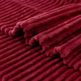 thumbnail image 4 of Lightweight Flannel Fleece Throw Blanket for Couch 60"x80" (Wine Red), 4 of 5