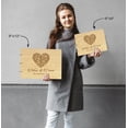 thumbnail image 5 of Darling Souvenir Personalized Engraved Laser Cut Wedding Guest Book Wooden Cover Sign-in Book Registry Guestbook Scrapbook-Q9, 5 of 7