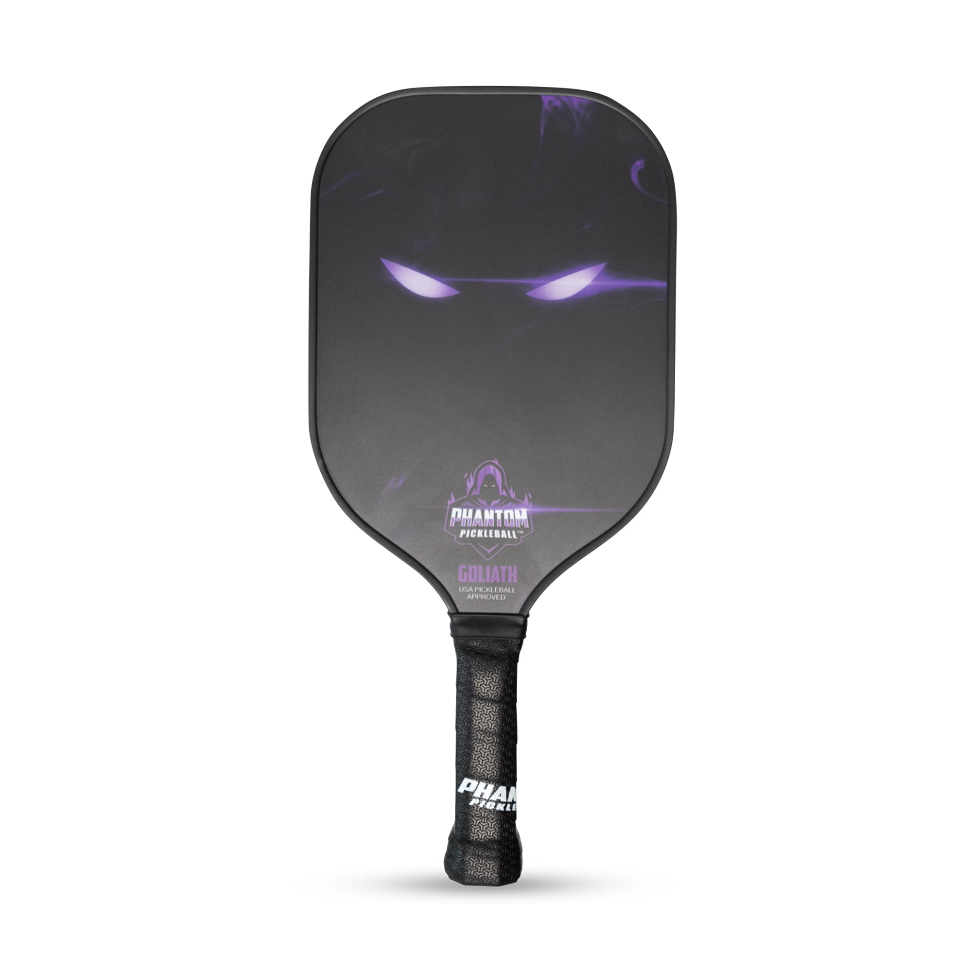 Phantom Pickleball - Goliath (Purple) 16mm T800 Carbon Fiber Pro Pickleball Paddle with Cover