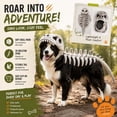 thumbnail image 3 of Pet Dinosaur Costume, 31.4inch Halloween 3D Skeleton Design Costume for Medium to Large Dogs, Realistic Dino Outfit for Pet Cosplay Party Family, Round and Chubby Body,Adorably Silly Black, 3 of 7