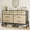 Natural Oak + Black, variant on 7 Drawer Dresser for Bedroom, 52" Wide Dressers, Large Bedroom Dresser with Drawers for Living Room, Bedroom, Entryway