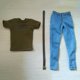 thumbnail image 5 of Conjunto de Pantalones de Ropa 1/6 para Accesorios de Cuerpo de de Acción Masculina '' - ; Azul claro, 12 pulg. CUTICAT Figura de acción ropa, 5 of 6