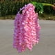 thumbnail image 5 of Guirnalda de flores artificiales de glicina para colgar en la pared, para interiores y exteriores, ideal para bodas, fiestas, festivales y decoración floral simulada., 5 of 8