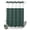 Green, Forest, Sage, Olive, variant on No Hook Shower Curtain, Dark Purple Shower Curtains for Bathroom with See Through Top Window, Farmhouse Vintage Solid Color Waterproof & Washable Bath Curtain Extra Long 72"x84"