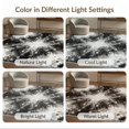 thumbnail image 7 of ODIKA Rugblack Fluid Gradient Drop Motif Radiating Fuzzy Smalltan Rugsgold for Playroom, Bedroom, Reading Nook, Pet Friendly & Kids Safe Play, 7 of 7