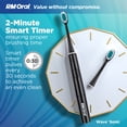 thumbnail image 3 of RM ORAL Wave Sonic Battery Toothbrush, Soft Bristles, 56,000 Sonic Vibrations, Travel Case, Black, 3 of 9