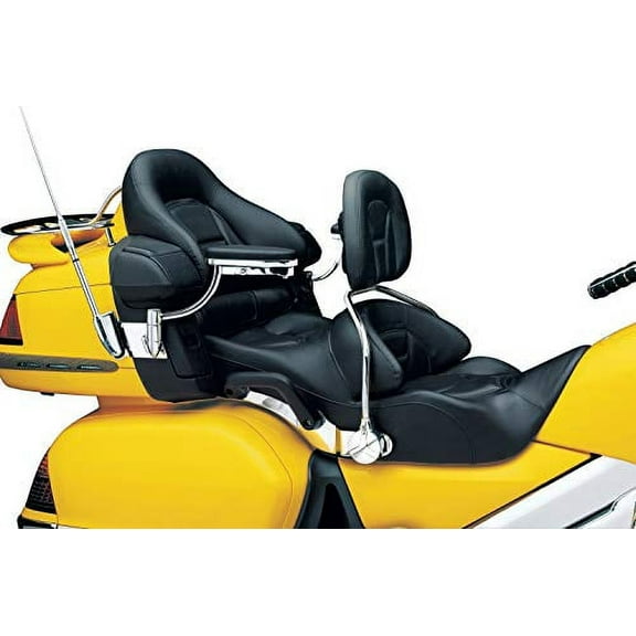 Kuryakyn 8990 Motorcycle Accessory: Adjustable Padded Driver Backrest with