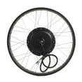 thumbnail image 2 of Motor de cubo de tracción trasera en pulgadas, kit de motor de cubo sin escobillas para bicicleta eléctrica de 26 pulgadas para accesorios de actualización de bicicleta eléctrica construidos para durar, 2 of 8