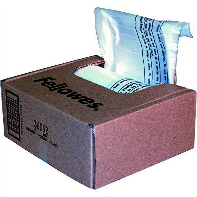 Shredder Waste Bags, 6-7 gal Capacity, 100/Carton Shredder Waste Bags, 6-7 gal Capacity, 100/Carton
