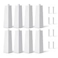 thumbnail image 1 of 8 Pcs Aluminum Siding Corners, Smooth Metal Siding Panels Trim Nails, 1 of 7