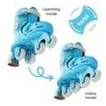 thumbnail image 5 of Yvolution Twista Skates and Safety Pads, 7J-11J US, One Pair, Blue, Kids, Unisex, 5 of 8