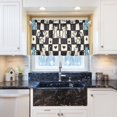 thumbnail image 5 of Yayeee Kitchen Curtains Tier Pair Light Filtering 27"x36" Rod Pocket Short Cafe Window Panel, Blue and White Cat, 5 of 7