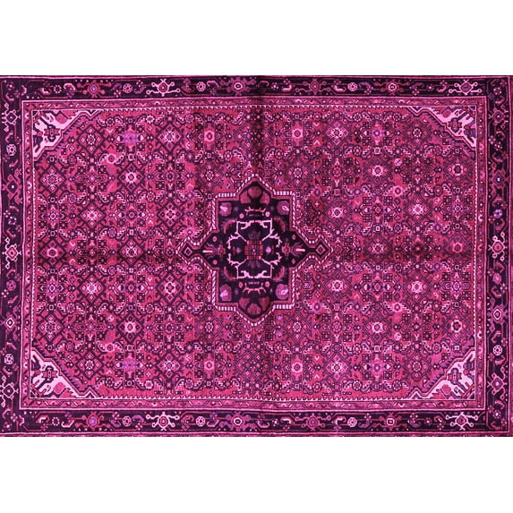 Ahgly Company Indoor Rectangle Persian Pink Traditional Area Rugs, 2' x 5'