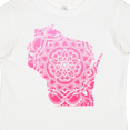 thumbnail image 4 of Inktastic Wisconsin Silhouette Mandala Boys or Girls Toddler T-Shirt, 4 of 5
