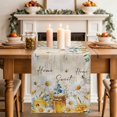 thumbnail image 2 of Table Runner 70 Inches Long for Kitchen Dining, White Daisy Dresser Scarf Farmhouse, Dining Table Decorations for Wedding/Parties, Spring Floral Elegant Pastoral Botanical Bees 13 x 70 In, 2 of 8