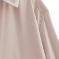 thumbnail image 5 of Aloohaidyvio Button Down Shirts for Women,Women's Fall Button Down Shirts Dress Shirts Long Sleeve Wrinkle Free Collared Work Office Blouses Chiffon Tops, 5 of 5