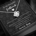 thumbnail image 5 of Love Knot Necklace - Silver Necklace with Meaningful Message Card, Dainty Everyday Gift for Girlfriend, Valentine's Day Gift, Mother's Day Gift, 5 of 8