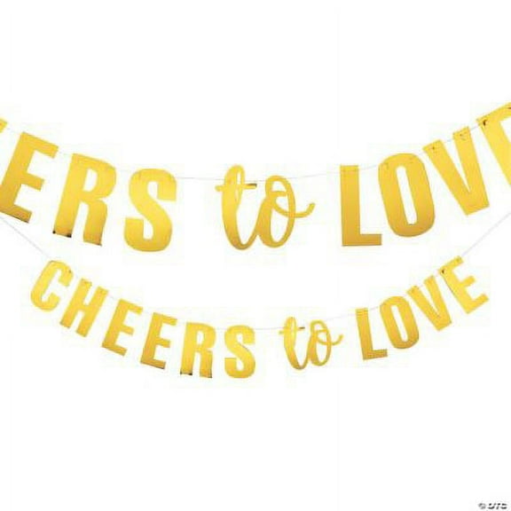 Cheers to Love Garland, Birthday, Party Decor, 1 Piece