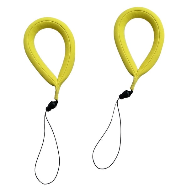 Paquete De 2 Flotantes A Prueba De Agua Correa De Muñeca Flotante De Espuma Universal Para Cámara Camping Kayak Rafting Canotaje Amarillo DYNWAVEMX Banda de muñeca flotante