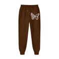thumbnail image 5 of HSHMT Women Casual 2 Piece Women's 2 Piece Outfits Butterfly Print Hoodies Pullover Sweatshirt Sweatsuits Joggers Pants With Pockets, 5 of 5