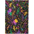 thumbnail image 2 of Mardi Gras Balloon Mask Tablecloth Rectangle Colorful Table Cloth Large Square Table Cover for Dining Kitchen Party 54"x72" Decor Gift, 2 of 7