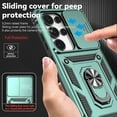 thumbnail image 2 of KOMI for Samsung Galaxy S25 Case with Slide Camera Cover HD Screen Protector [15ft Military Grade Drop Tested] Magnetic Ring Holder Kickstand Protective Phone Case for Galaxy S25 2025 (6.2 inch) Mint, 2 of 5
