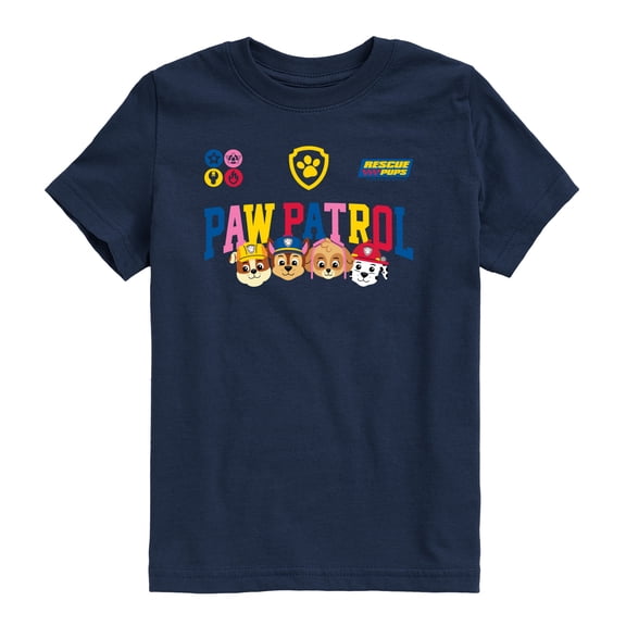 Paw Patrol - Team Icons - Toddler Boys Short Sleeve Graphic T-Shirt