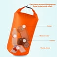 thumbnail image 4 of 8L Swimming Bag Portable Waterproof Dry Bag Sack Storage Pouch Bag For Camping Hiking Trekking Boating, 4 of 8