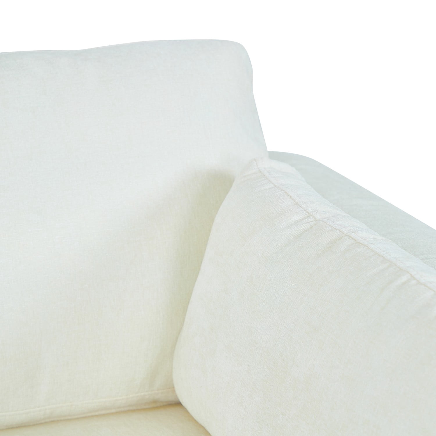 Gewnee Modular Sectional Sofa Cloud Couch, Chenille L Shaped Oversized Sofa with Convertible Upholstered Couches With Ottoman for Living Room