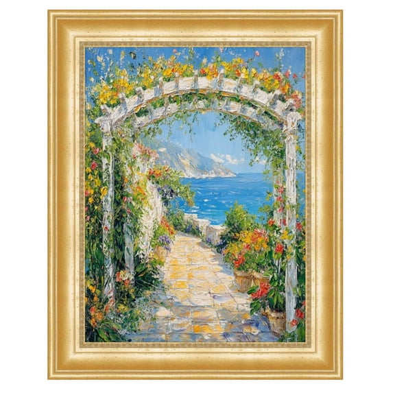 Scoop Beaded Gold Picture Frame 30x36 frame