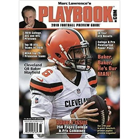 MARC LAWRENCE'S 2019 PLAYBOOK NFL & College FOOTBALL PREVIEW (Best Looking Football Kits 2019 18)