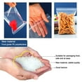 thumbnail image 2 of 100 Pcs Sacs Auto-Scellants Transparents Épaissis en Plastique PE Refermables 10x15cm, 2 of 7