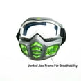 thumbnail image 4 of Gel Blaster Elite Water Bead Protective Face Mask, Black/Neon Green, 4 of 7
