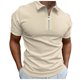 thumbnail image 1 of Camiseta de manga corta para hombre, informal, de verano, lisa, para vacaciones, para el día a día, 1 of 3