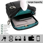 JANKS Women Small Crossbody Bags Nylon Over Shoulder Purses Zipper Closure Travel Purse Roomy Design for Phone and Essentials with Adjustable Strap